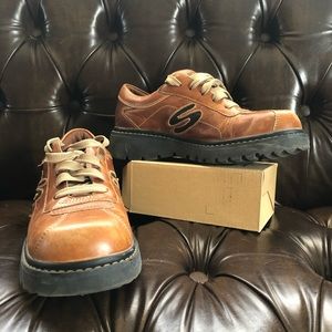 VINTAGE Brown Chunky Sketchers